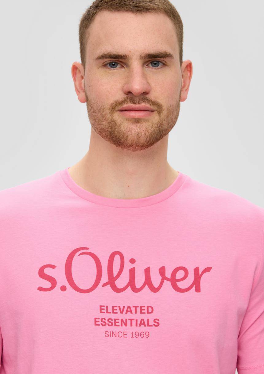 S.Oliver T-Shirt Aus Baumwolle Mit Logo-Print