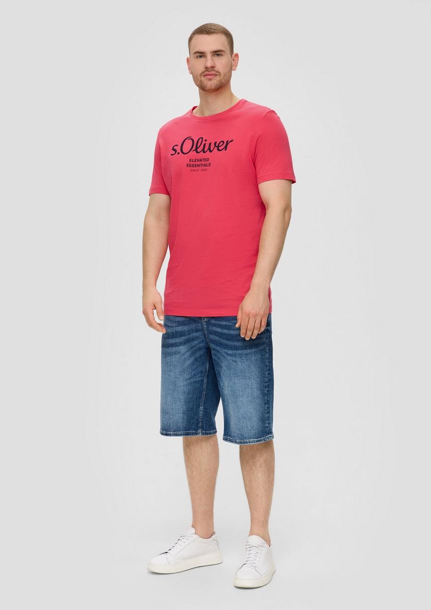 S.Oliver T-Shirt Aus Baumwolle Mit Logo-Print