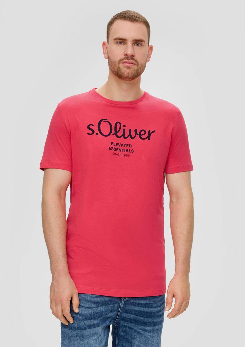 S.Oliver T-Shirt aus Baumwolle mit Logo-Print