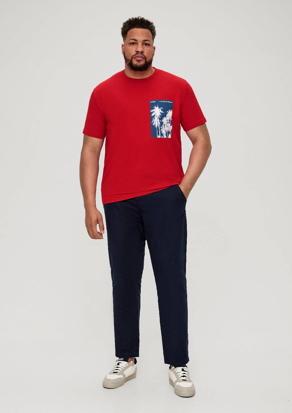 S.Oliver T-Shirt Aus Baumwollstretch