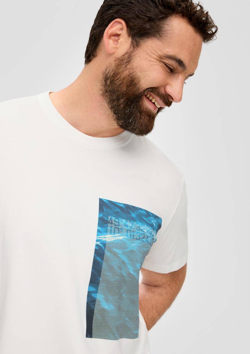 S.Oliver T-Shirt Aus Baumwollstretch