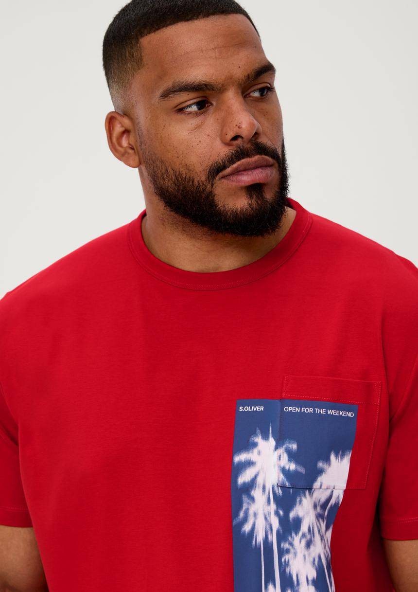 S.Oliver T-Shirt Aus Baumwollstretch