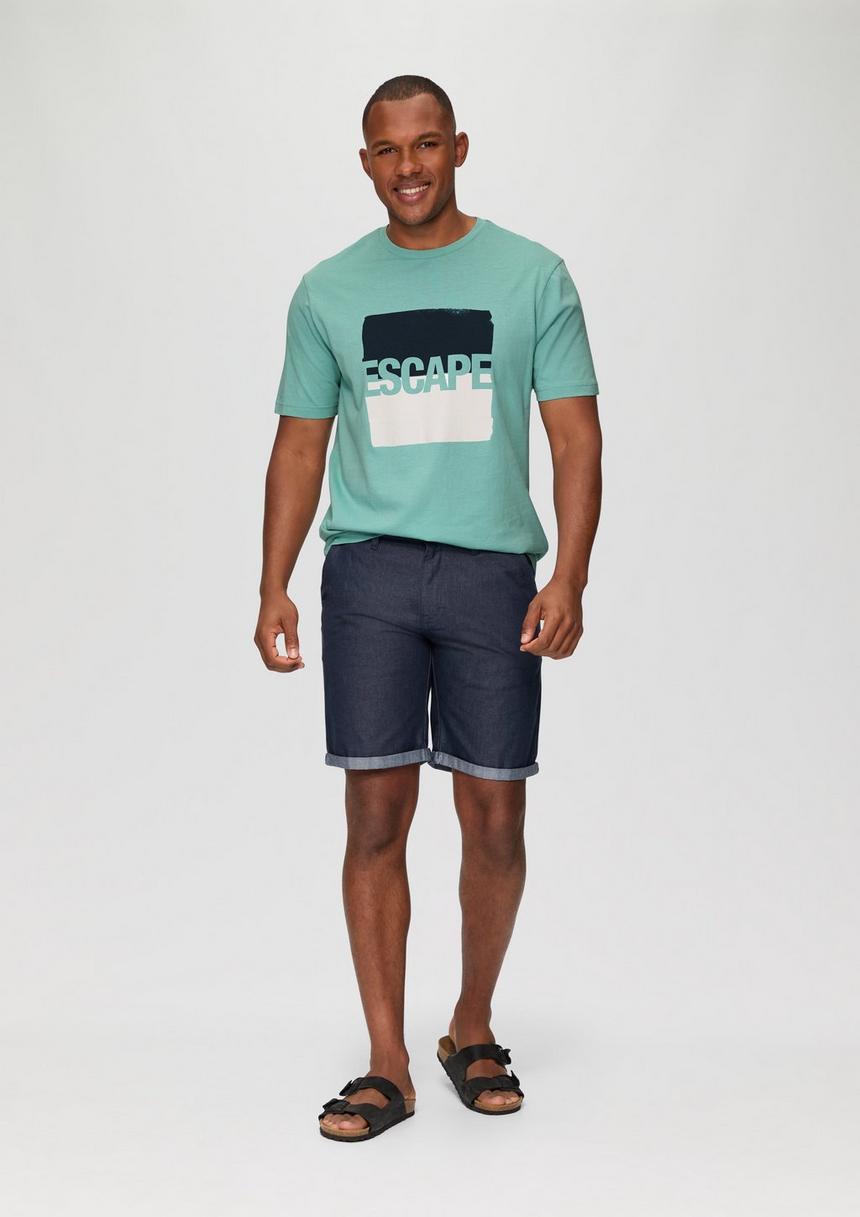 S.Oliver T-Shirt Aus Jersey Mit Frontprint