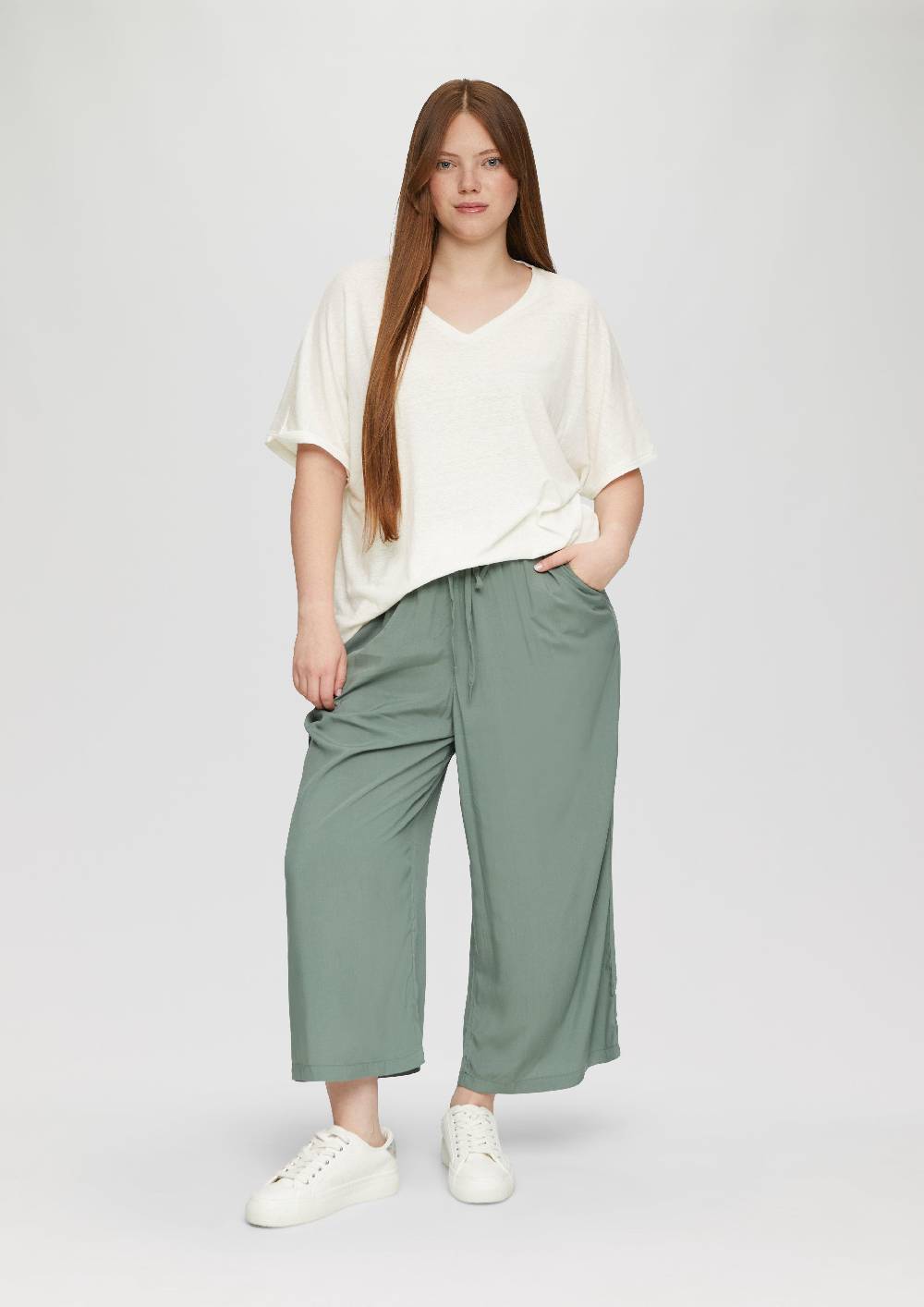 S.Oliver T-Shirt Aus Leinenmix Im Relaxed Fit