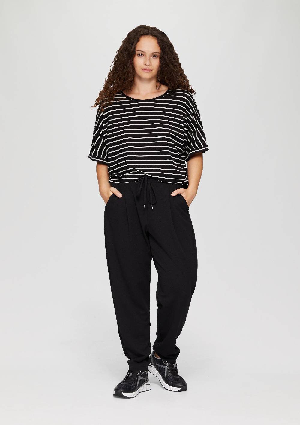 S.Oliver T-Shirt Aus Lyocellmix Mit Ringelmuster