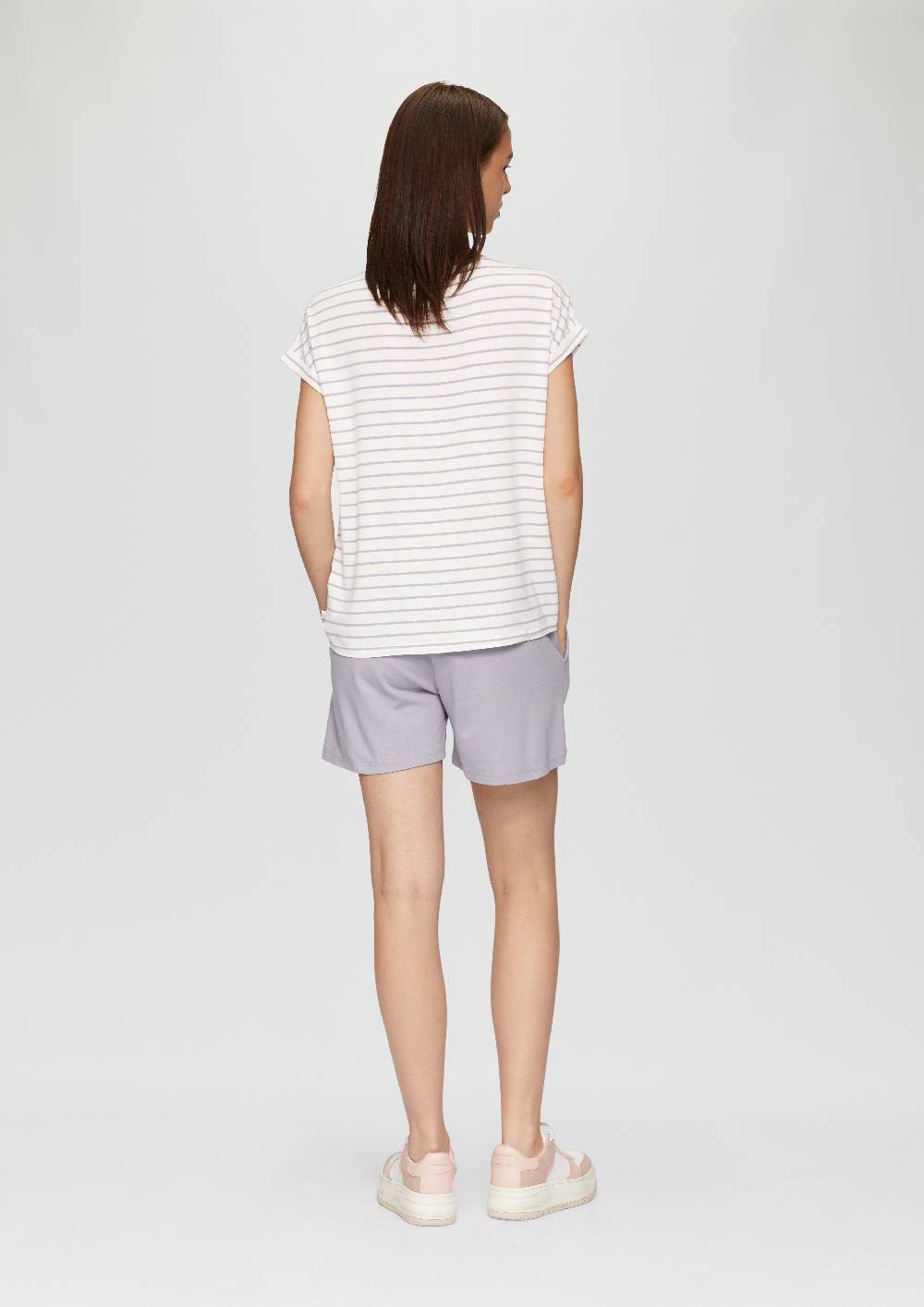 S.Oliver T-Shirt Aus Lyocellmix Mit Ringelmuster