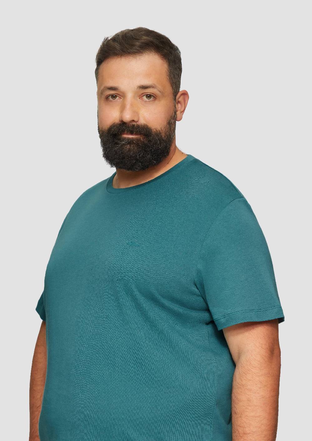 S.Oliver T-Shirt Aus Reiner Baumwolle