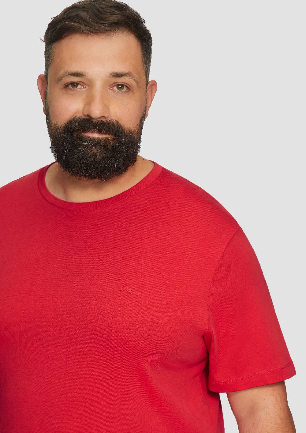 S.Oliver T-Shirt Aus Reiner Baumwolle