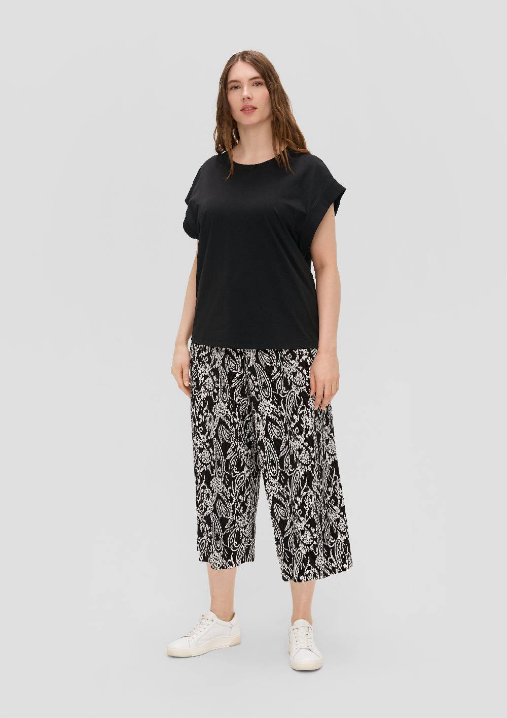 S.Oliver T-Shirt Aus Reiner Baumwolle