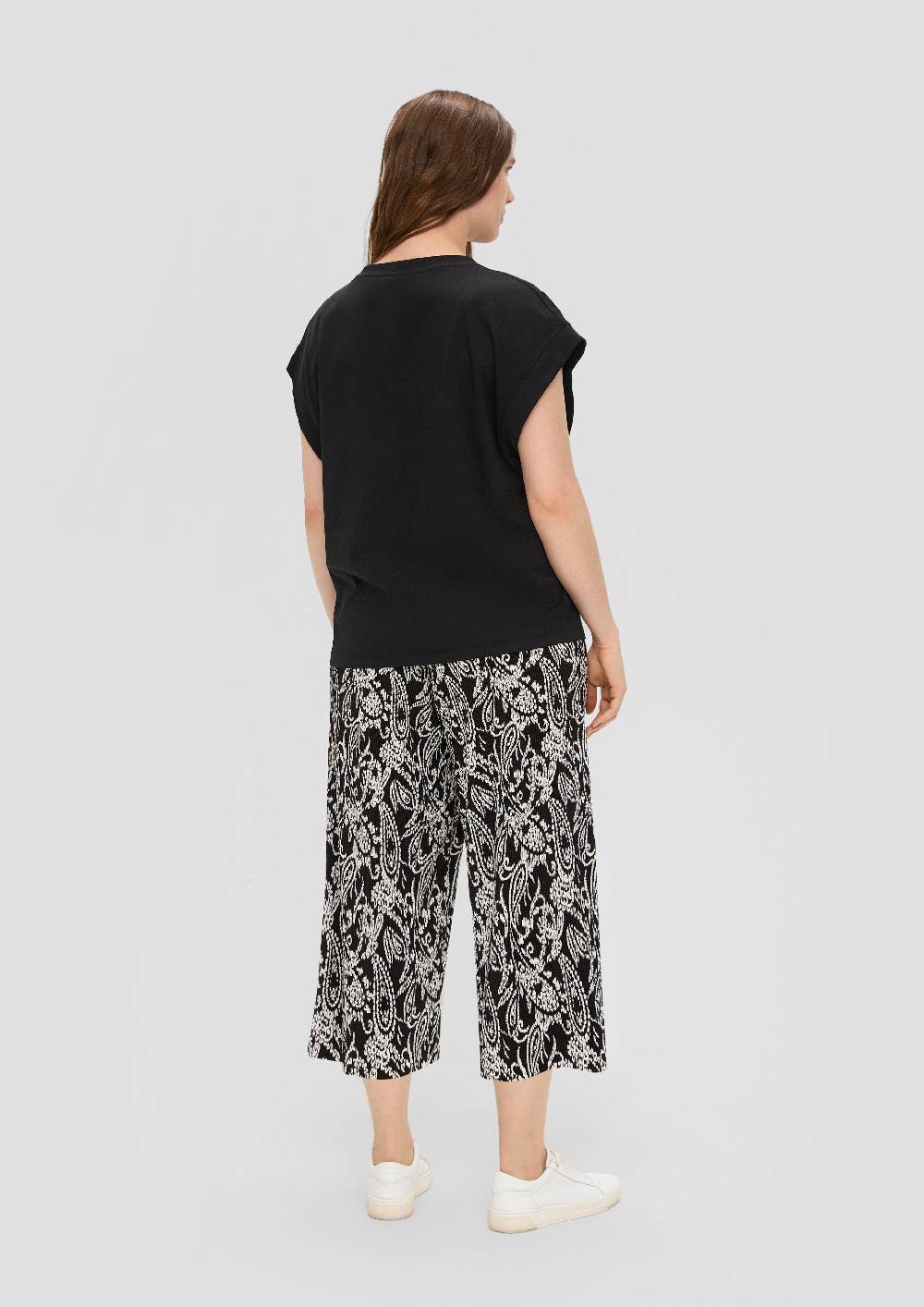 S.Oliver T-Shirt Aus Reiner Baumwolle