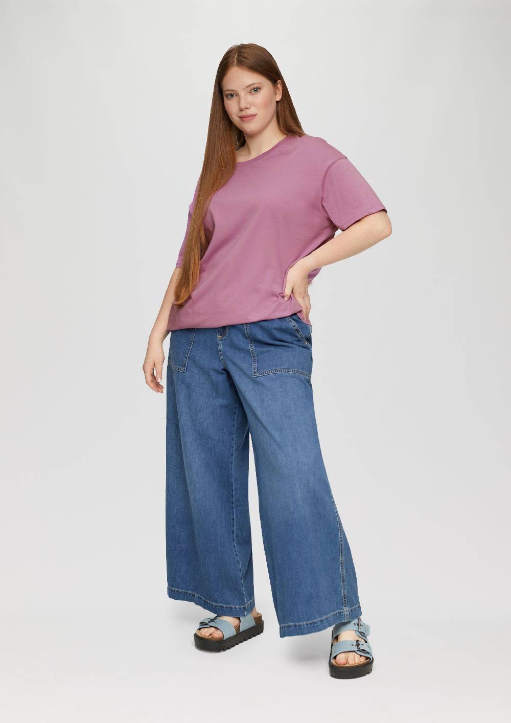 S.Oliver T-Shirt Aus Reiner Baumwolle