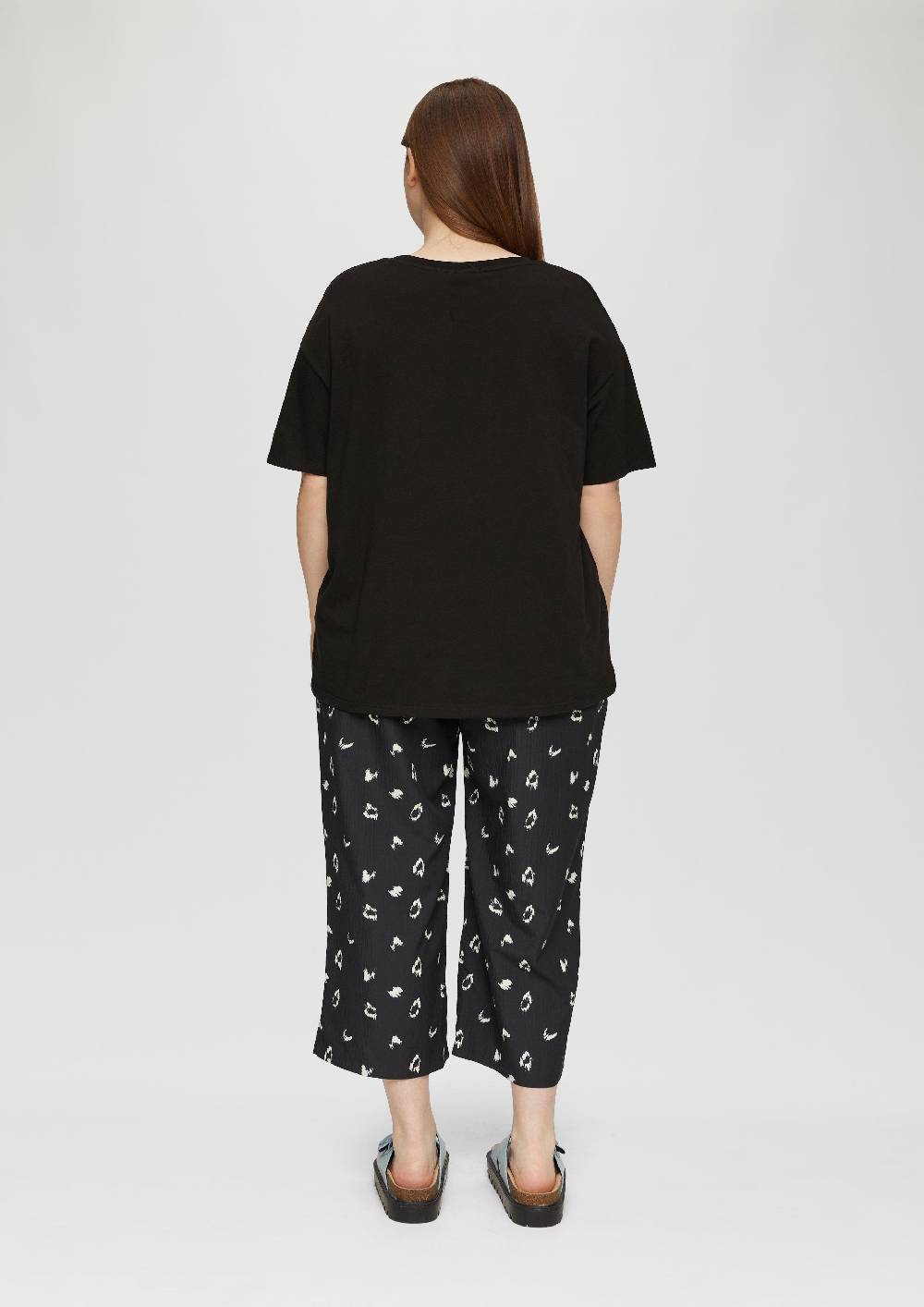 S.Oliver T-Shirt Aus Reiner Baumwolle