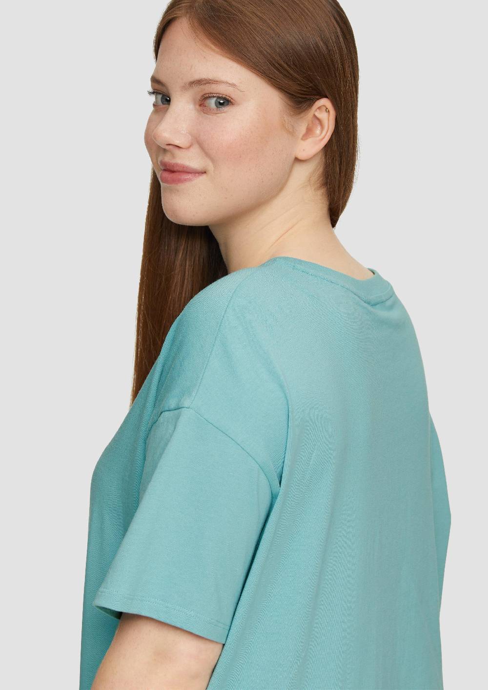 S.Oliver T-Shirt Aus Reiner Baumwolle