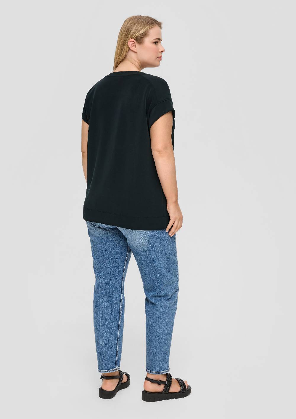 S.Oliver T-Shirt Aus Scuba