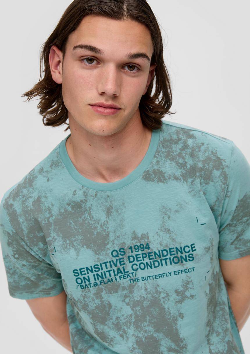 S.Oliver T-Shirt Mit All-over-Print
