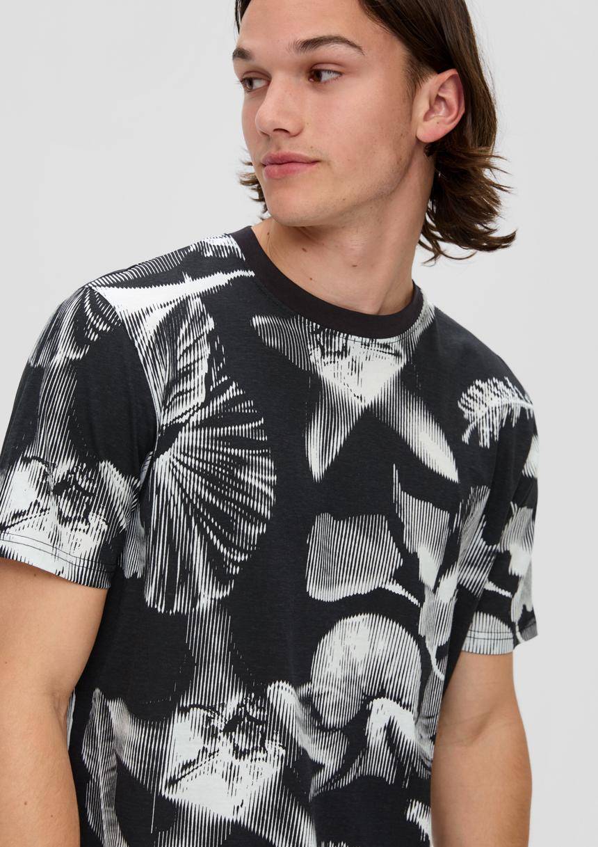 S.Oliver T-Shirt Mit All-over-Print