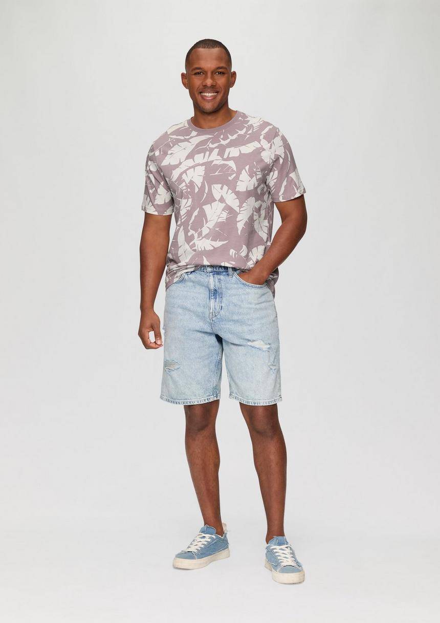 S.Oliver T-Shirt Mit All-over-Print