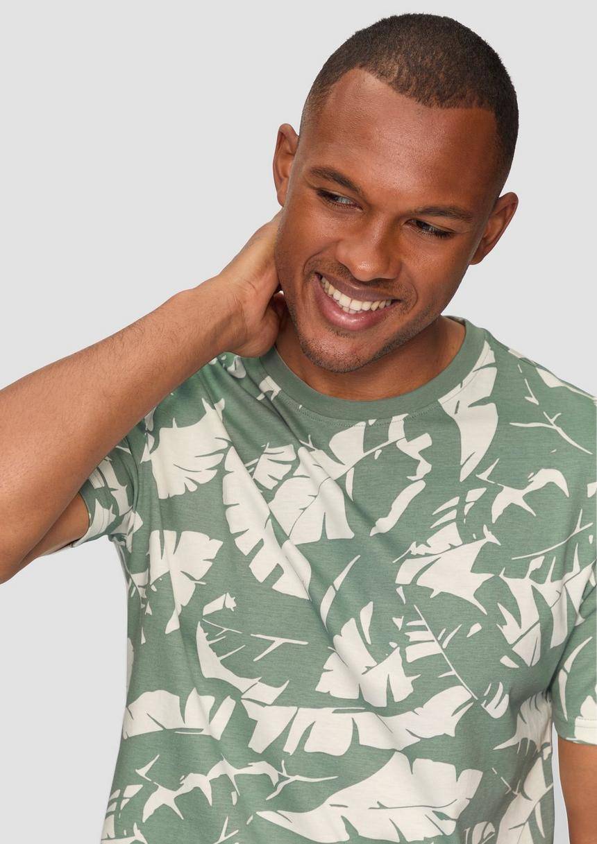 S.Oliver T-Shirt Mit All-over-Print