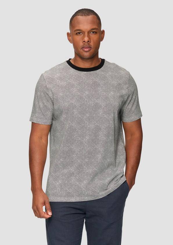 S.Oliver T-Shirt mit All-over-Print