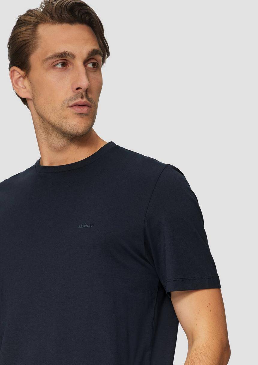 S.Oliver T-Shirt Mit Crew Neck