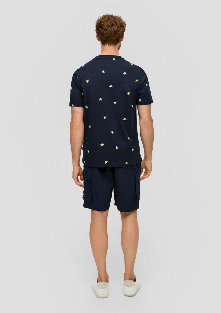 S.Oliver T-Shirt Mit Crew Neck Und All-over-Print