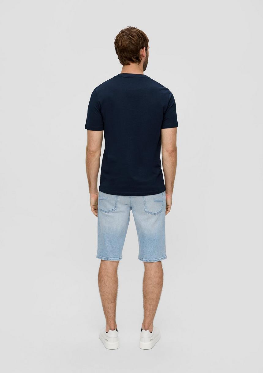 S.Oliver T-Shirt Mit Crew Neck Und Frontprint