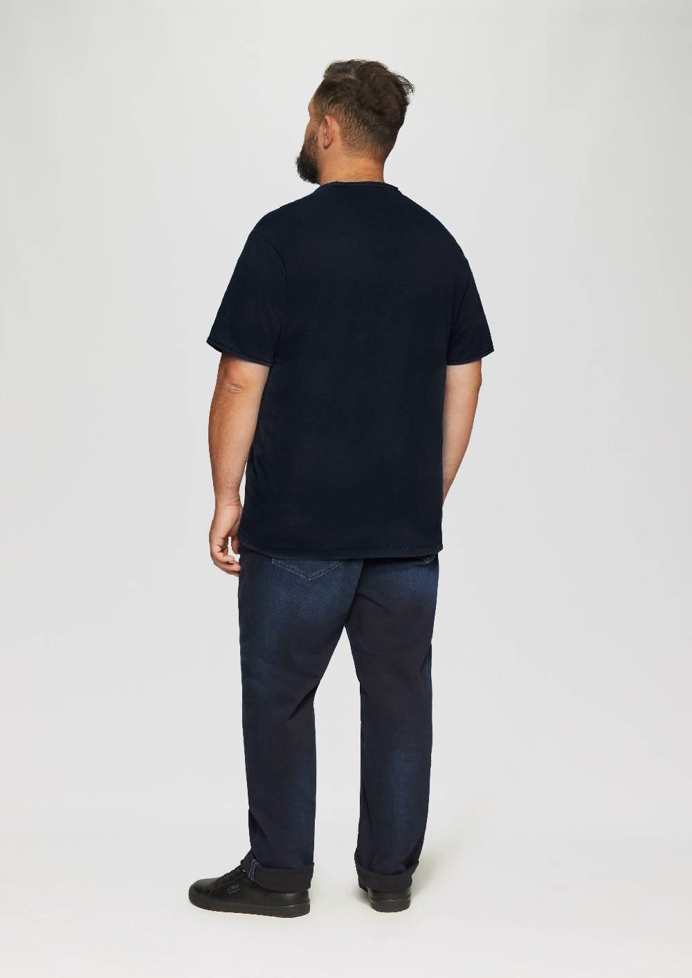 S.Oliver T-Shirt Mit Flammgarnstruktur