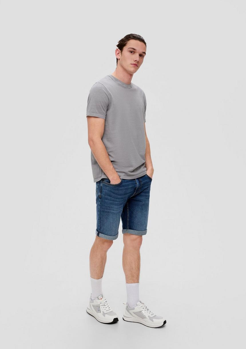 S.Oliver T-Shirt Mit Flammgarnstruktur
