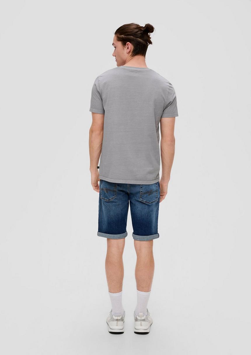 S.Oliver T-Shirt Mit Flammgarnstruktur
