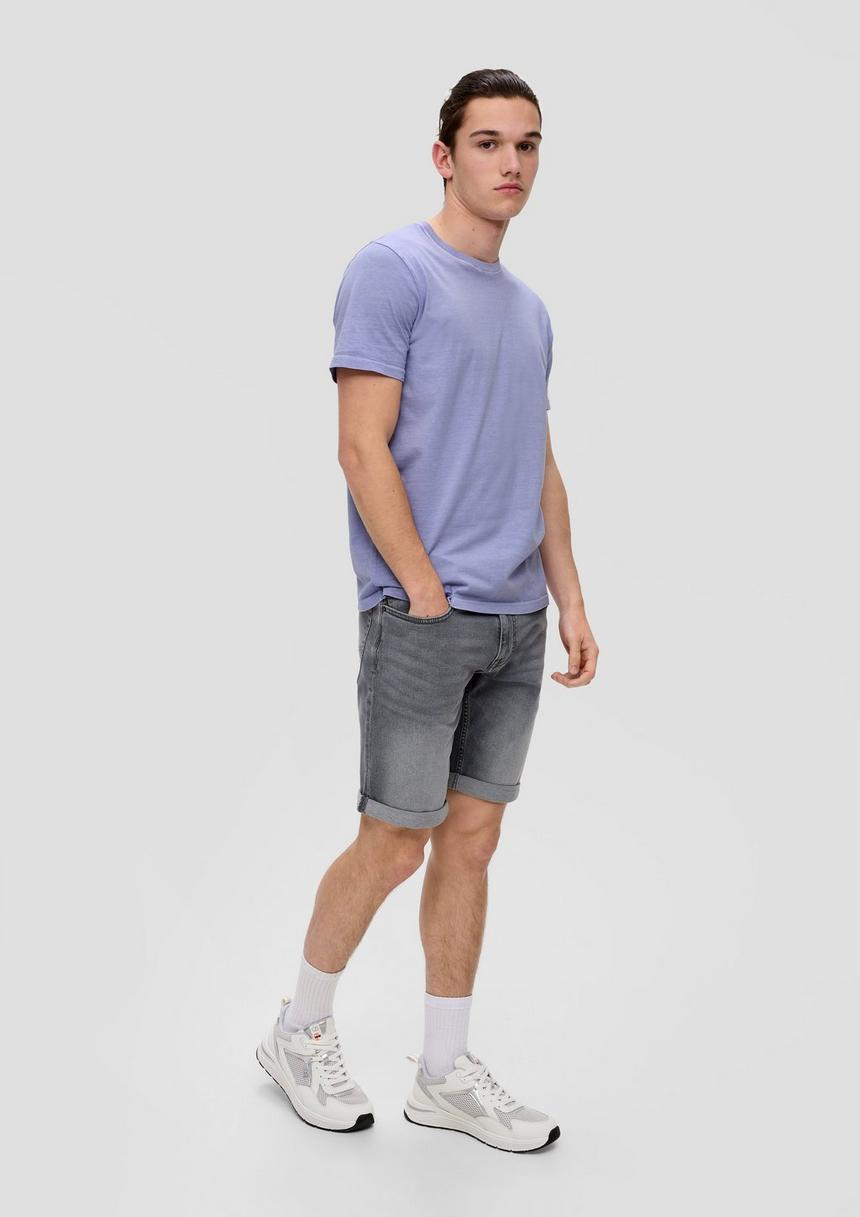 S.Oliver T-Shirt Mit Flammgarnstruktur
