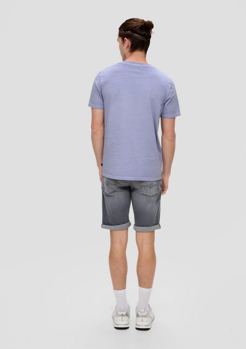 S.Oliver T-Shirt Mit Flammgarnstruktur