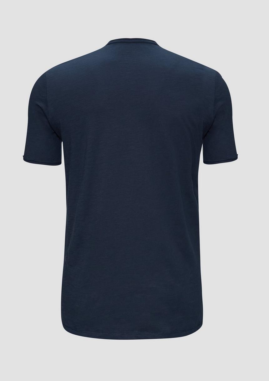 S.Oliver T-Shirt Mit Flammgarnstruktur