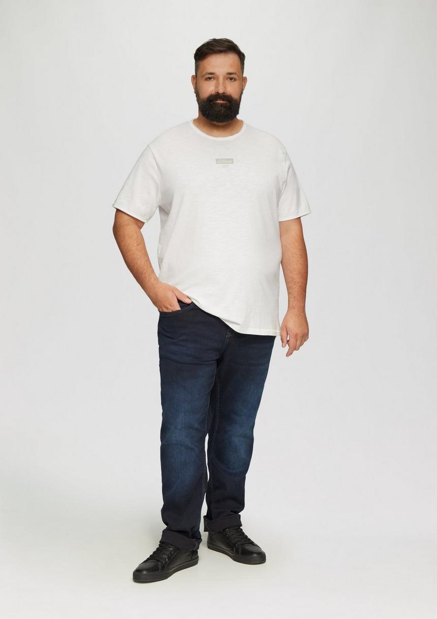S.Oliver T-Shirt Mit Flammgarnstruktur