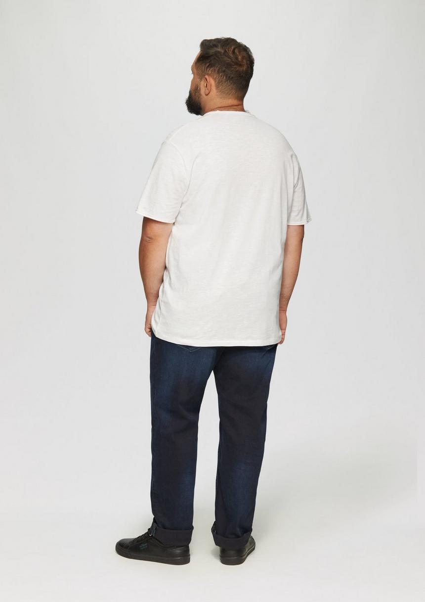 S.Oliver T-Shirt Mit Flammgarnstruktur