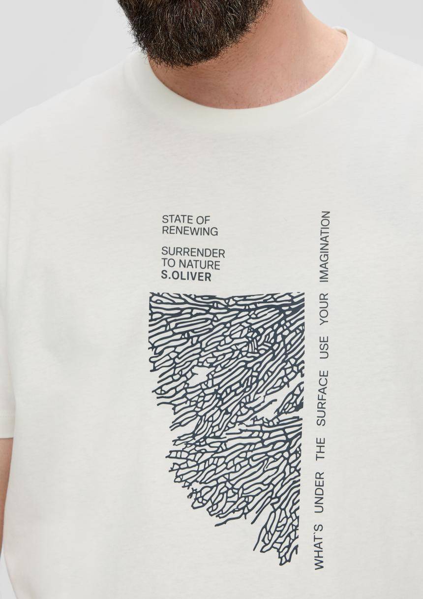 S.Oliver T-Shirt Mit Grafik-Print