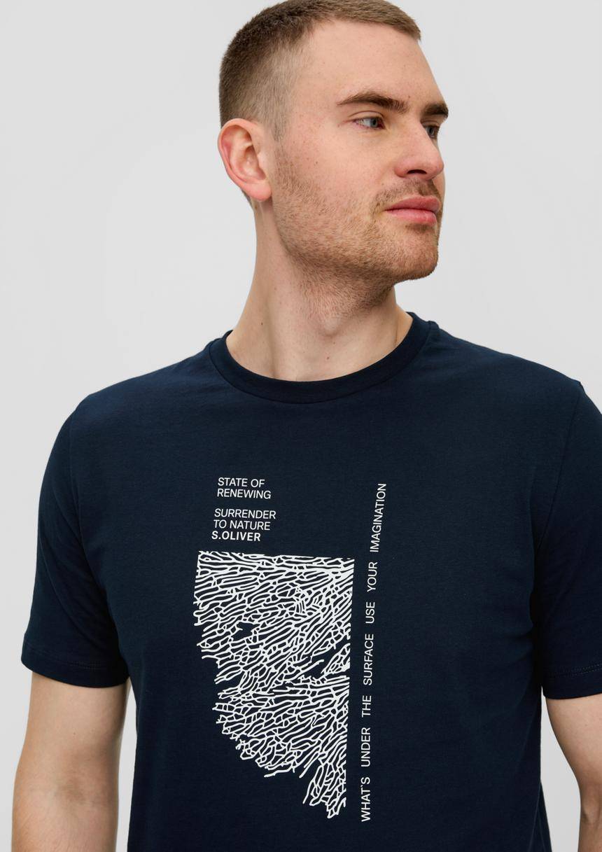 S.Oliver T-Shirt Mit Grafik-Print