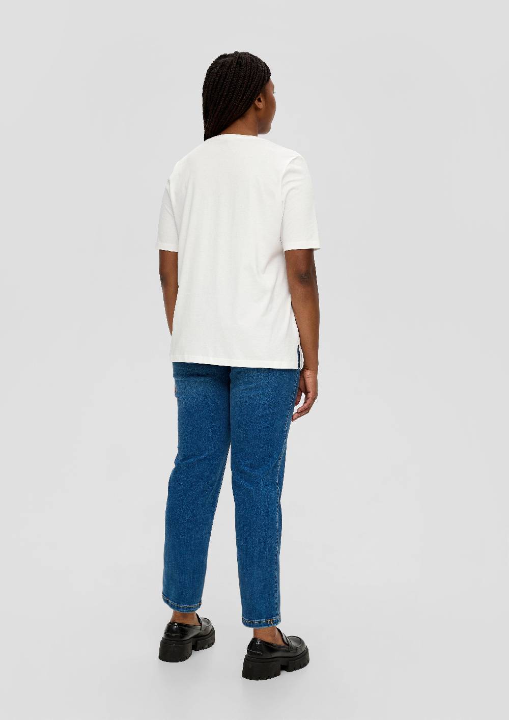 S.Oliver T-Shirt Mit Gummiertem Print