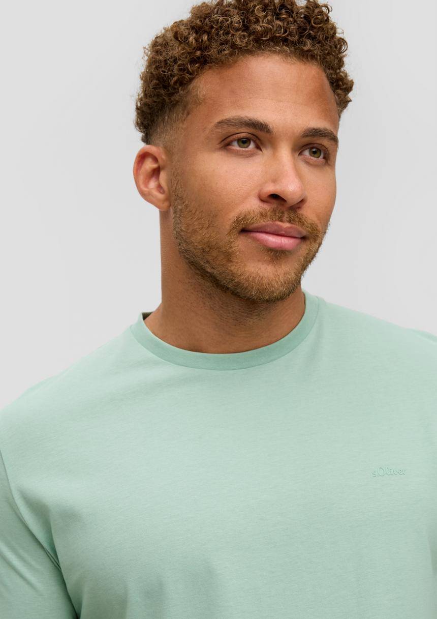 S.Oliver T-Shirt Mit Kleinem Logo-Print