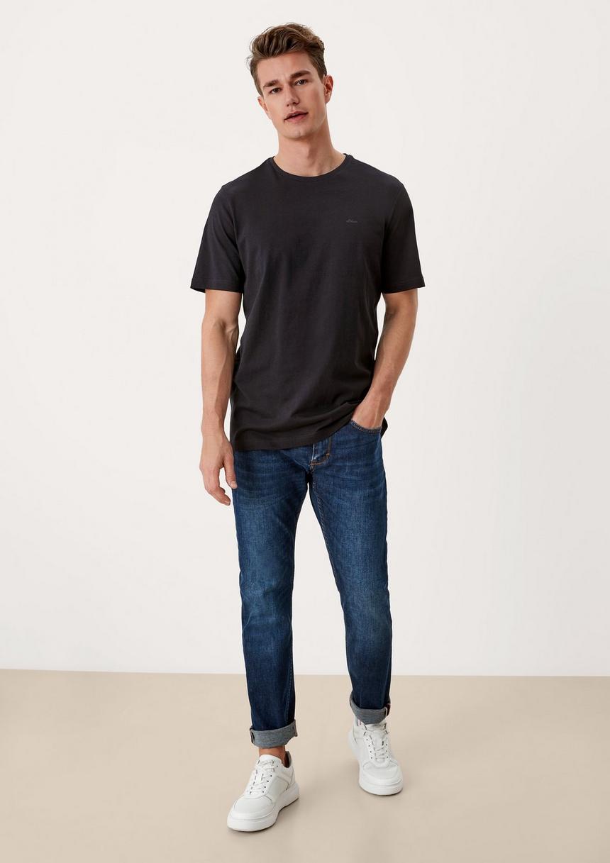 S.Oliver T-Shirt Mit Kleinem Logo-Print