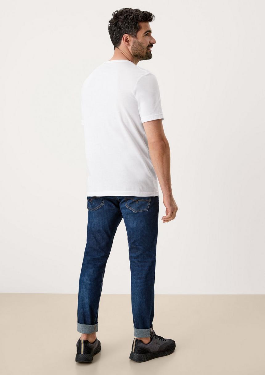 S.Oliver T-Shirt Mit Kleinem Logo-Print