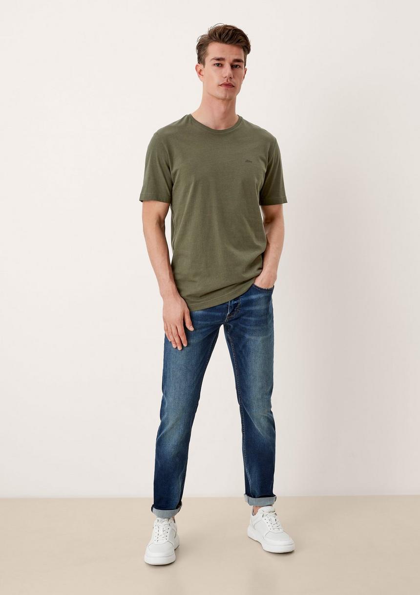 S.Oliver T-Shirt Mit Kleinem Logo-Print