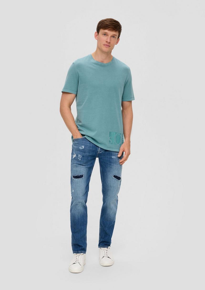 S.Oliver T-Shirt Mit Label-Print