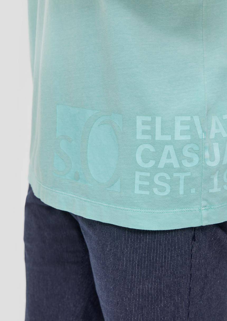 S.Oliver T-Shirt Mit Label-Print