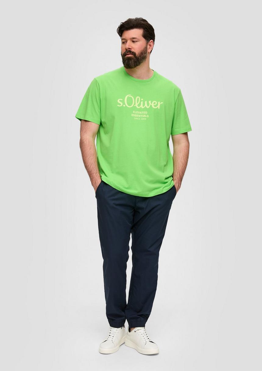 S.Oliver T-Shirt Mit Label-Print
