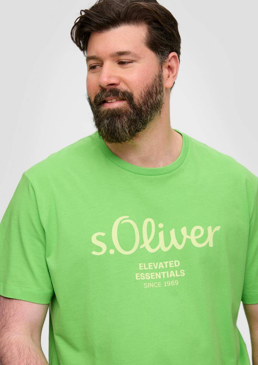 S.Oliver T-Shirt Mit Label-Print