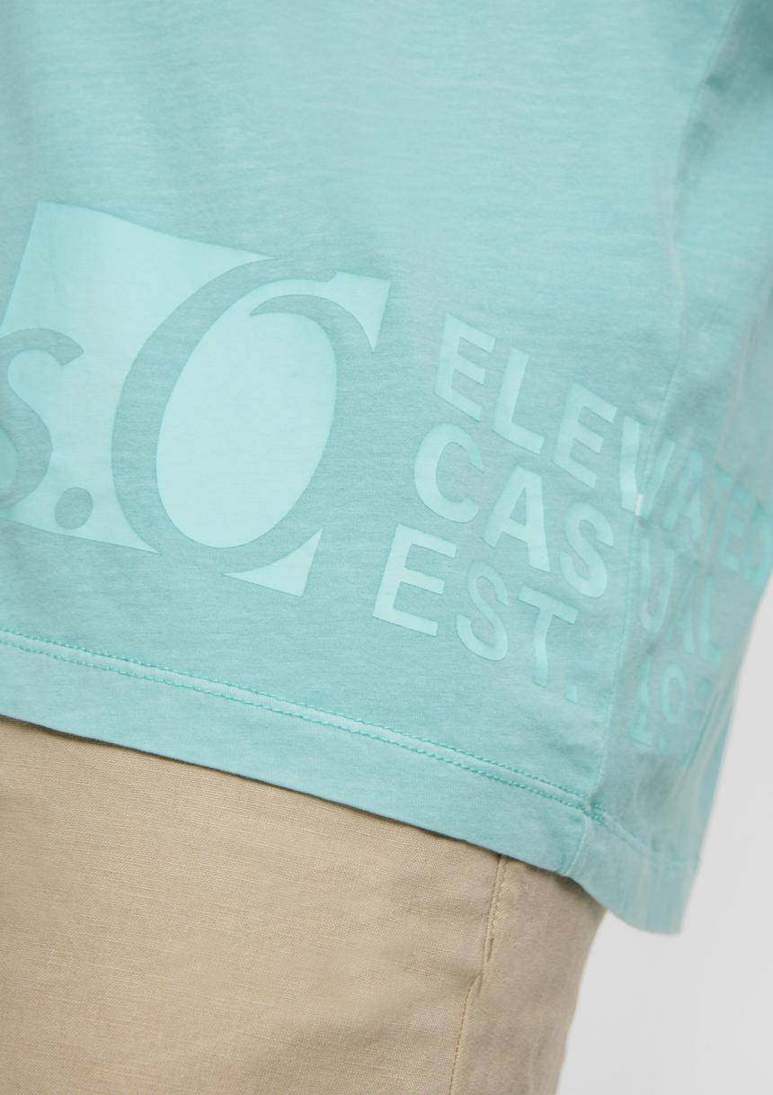 S.Oliver T-Shirt Mit Label-Print