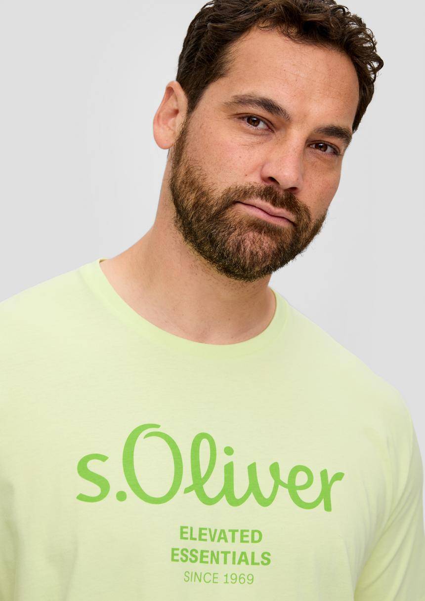 S.Oliver T-Shirt Mit Label-Print
