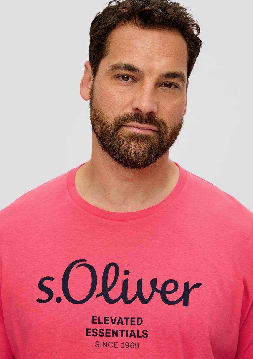 S.Oliver T-Shirt Mit Label-Print