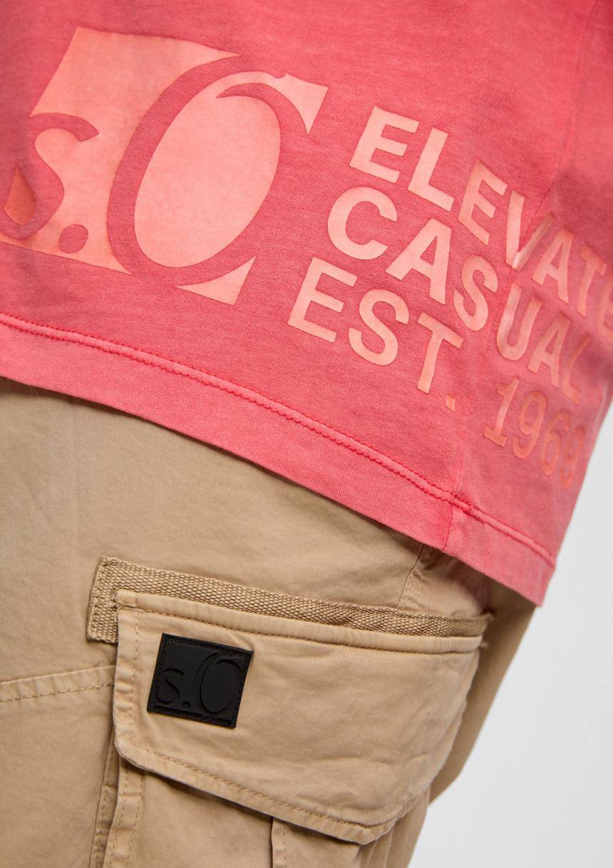 S.Oliver T-Shirt Mit Label-Print