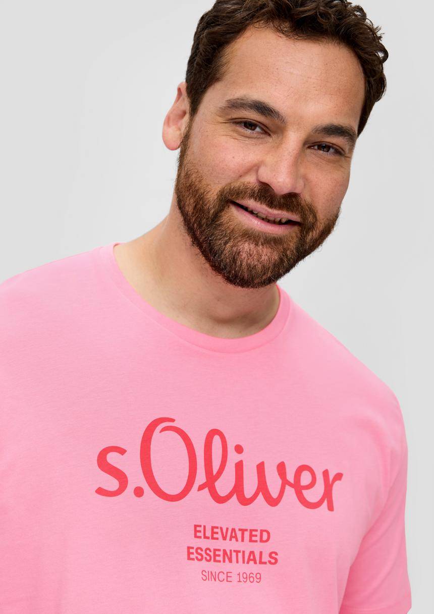 S.Oliver T-Shirt Mit Label-Print